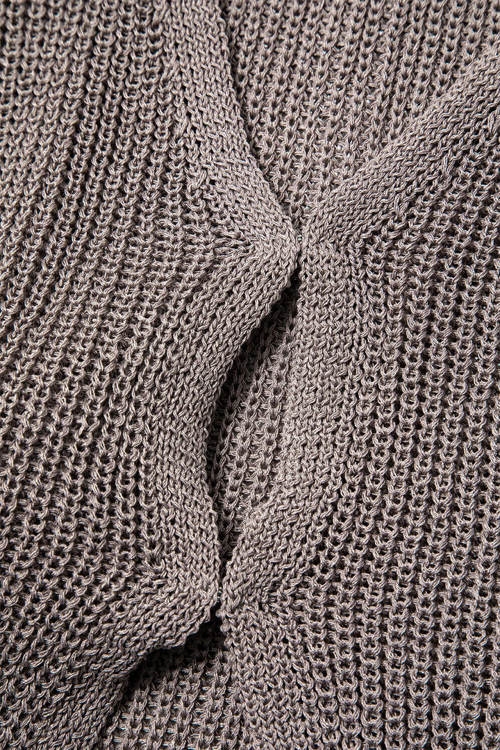 Solid Knit Cut Out Tank Top