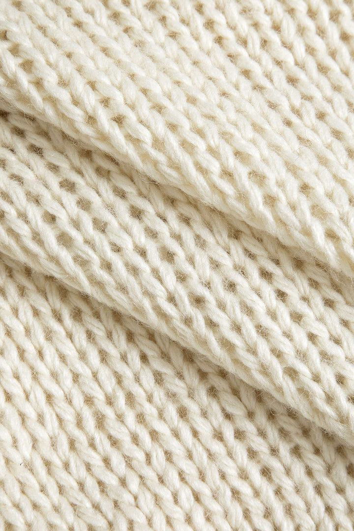 Solid Knit Cut Out Long-Sleeve Top
