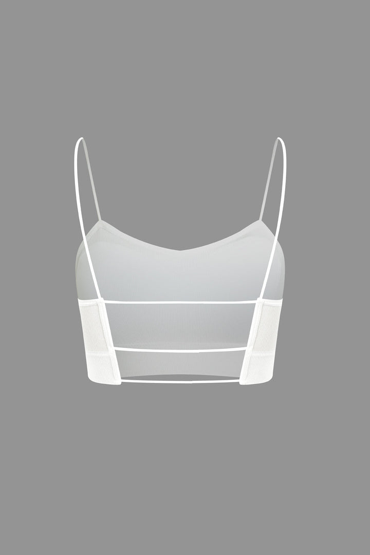 Solid Cut Out Backless Cami Top