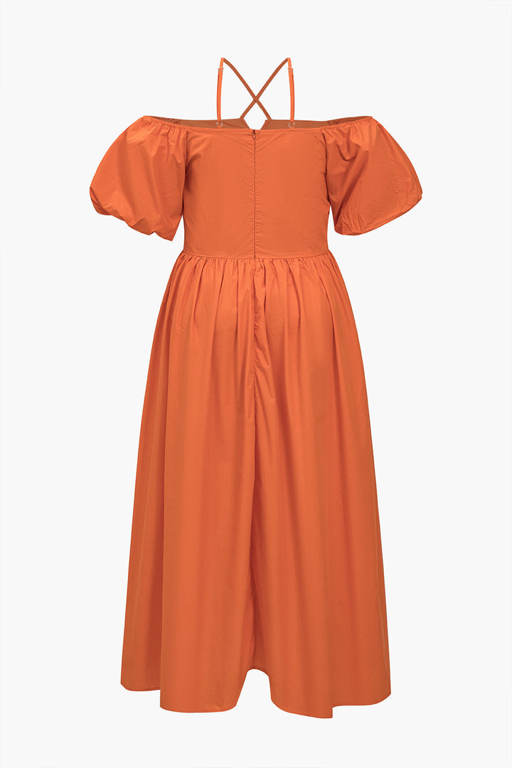 Plus Size Criss Cross Maxi Dress