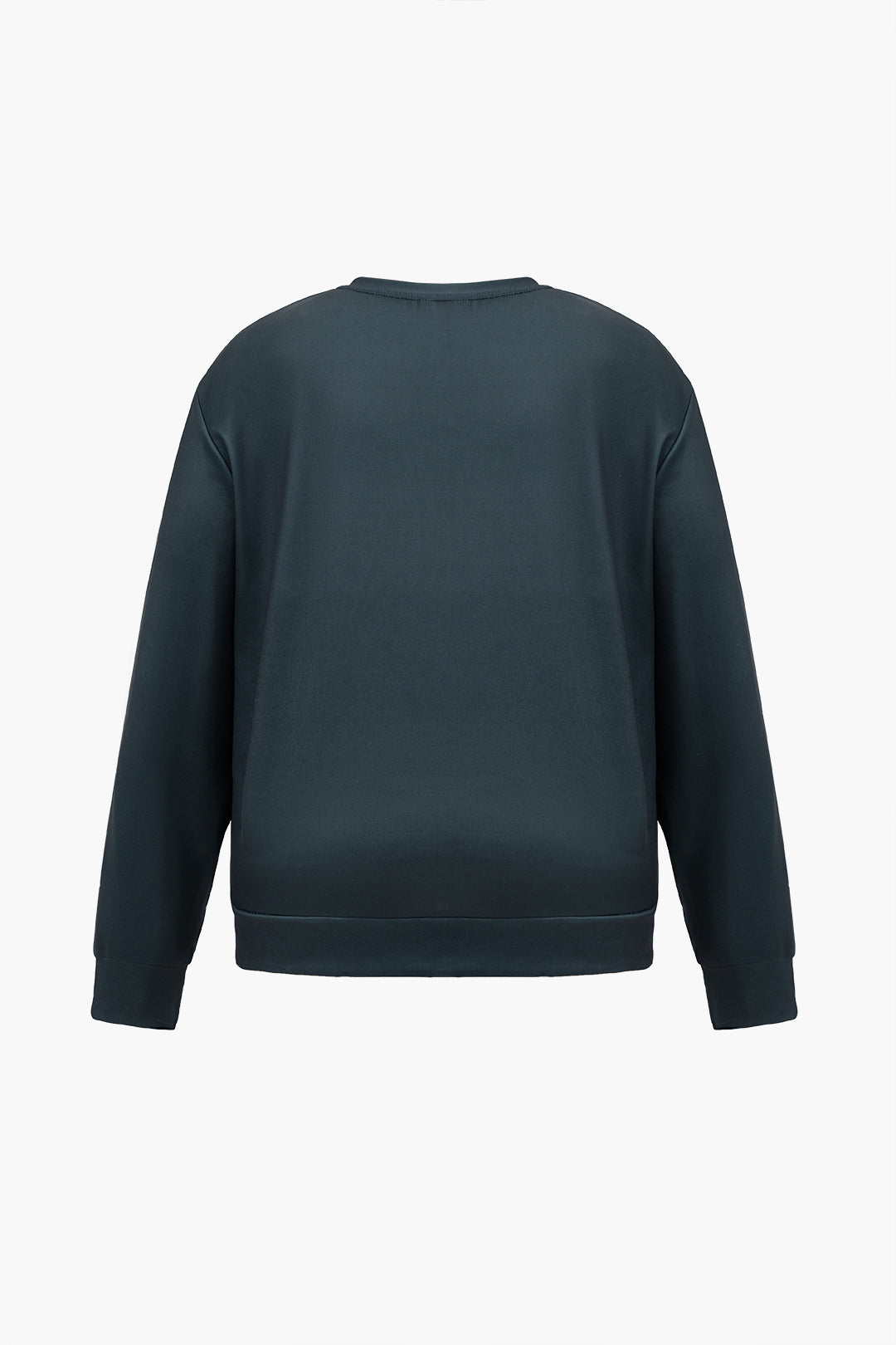 Plus Size Letter Print Loose Sweatshirt