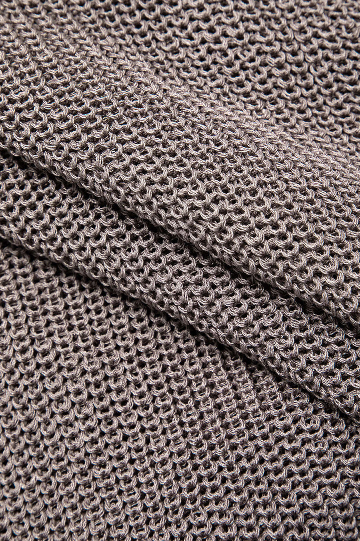 Solid Knit Cut Out Tank Top